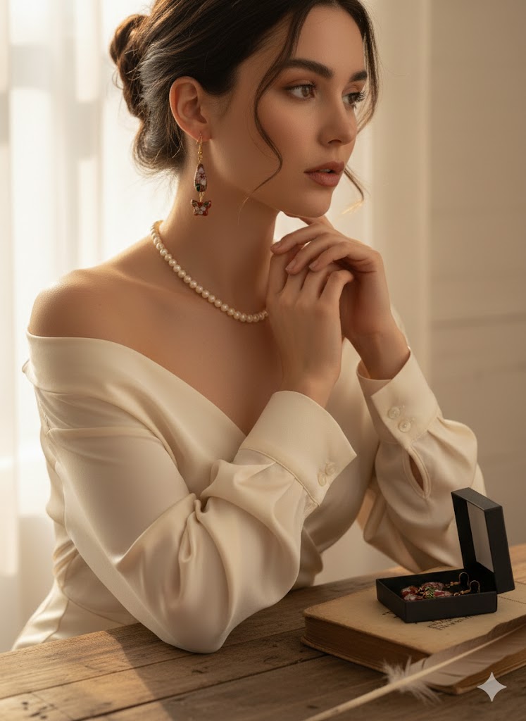 Boucles d'Oreilles "Envol Floral"