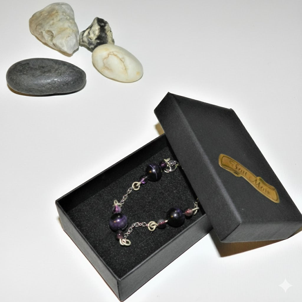 Bracelet "Éclat d'Améthyste"